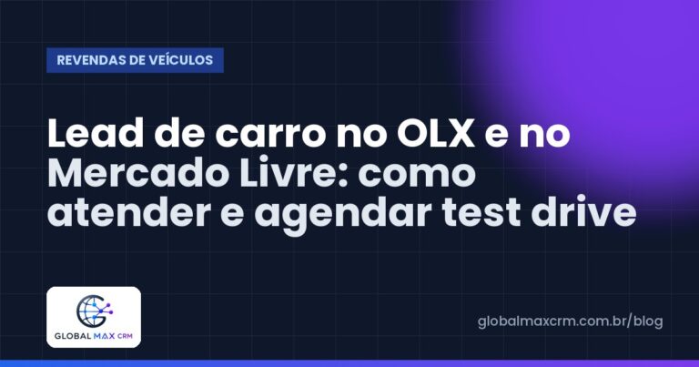 Lead de carro no OLX e no Mercado Livre: como atender e agendar test drive